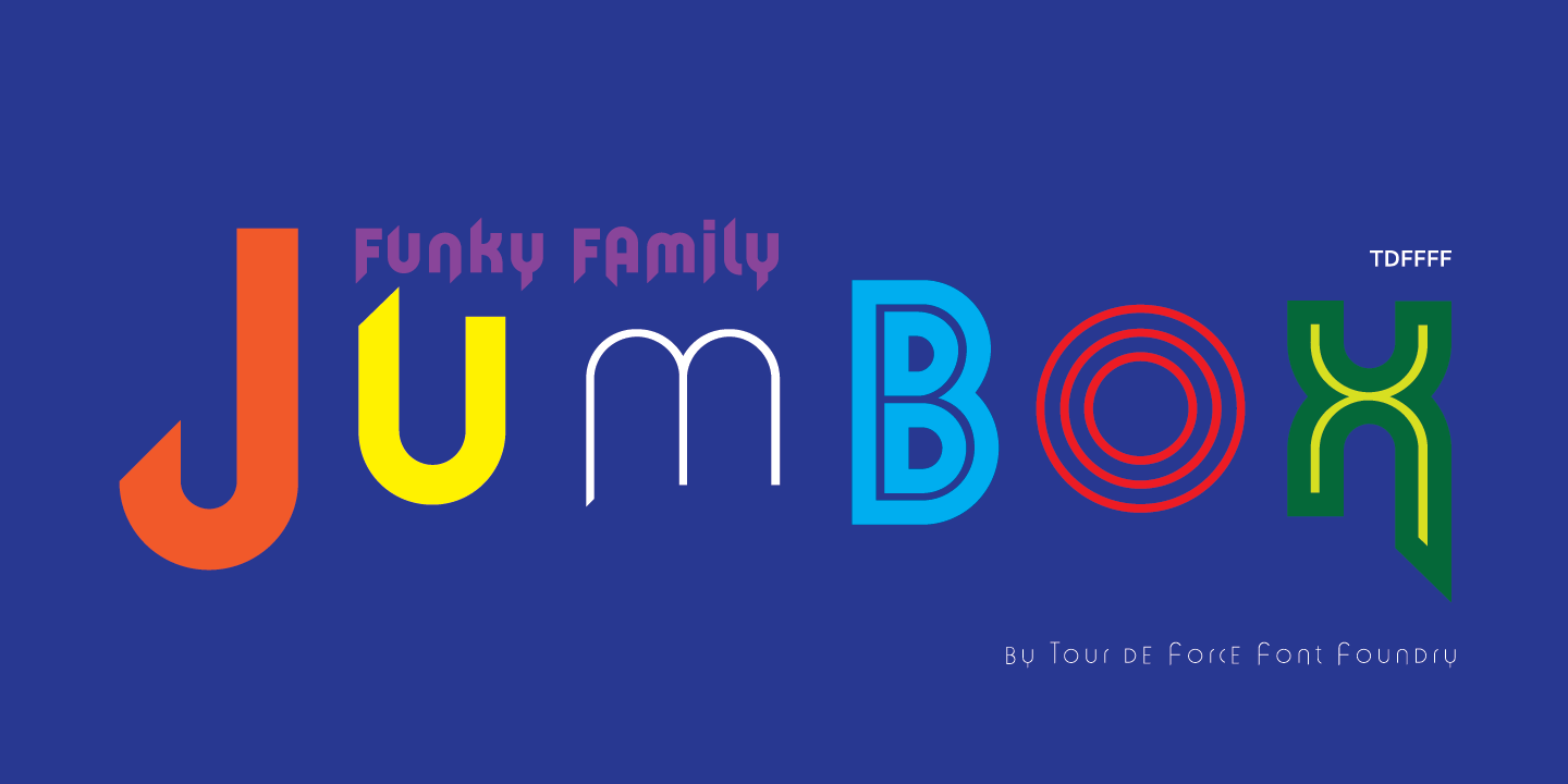 Шрифт Jumbox